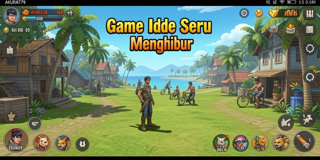 Tampilan gameplay Idle AKURAT79 yang menarik dan seru.