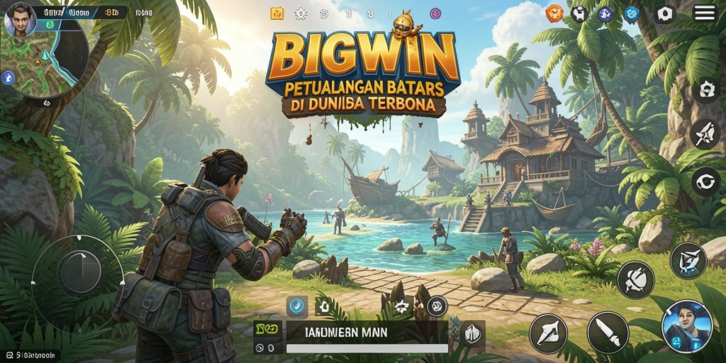 Tangkapan layar menampilkan gameplay Open World yang menakjubkan.