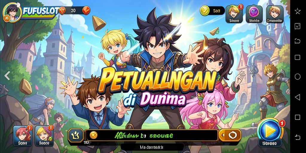 Gameplay seru di FUFUSLOT dengan grafis anime yang menawan.