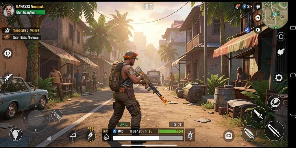 Tangkapan layar utama GANAS33 menampilkan gameplay yang menarik dan interaktif.