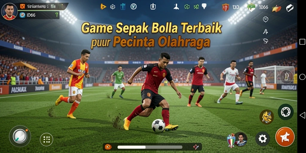 Screenshot gameplay ID66 yang menampilkan pertarungan seru di lapangan.