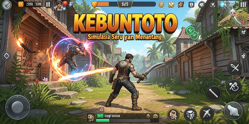 Gambaran tampilan gameplay yang menarik dalam KEBUNTOTO.