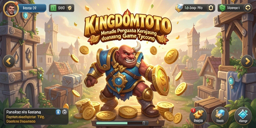 Tampilan gameplay menarik dari <strong>KINGDOMTOTO</strong> dengan elemen Tycoon yang mengasyikkan.