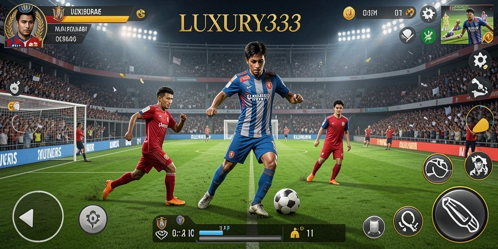 Tampilan gameplay <strong>LUXURY333</strong> yang menampilkan pertandingan olahraga seru.