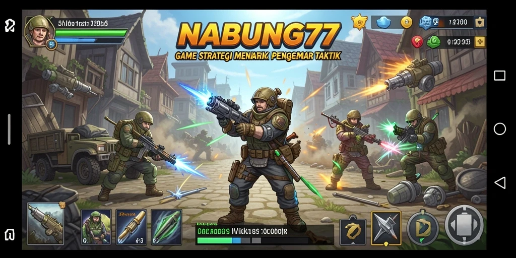 Tampilan gameplay NABUNG77 yang dinamis dan menarik.