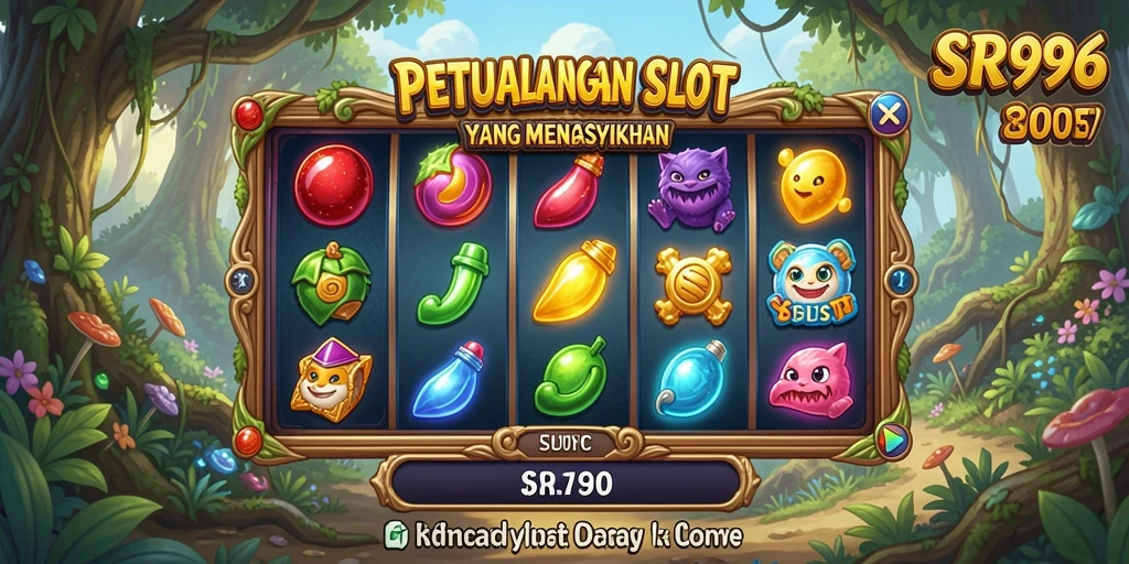 Tampilan gameplay menarik dari game Slot SR996 yang penuh warna.