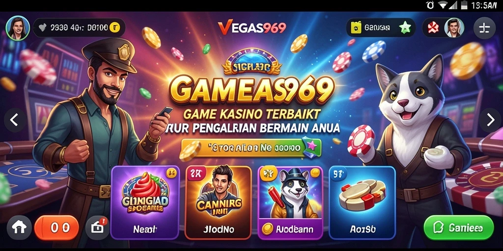 Tampilan menyerupai kasino sungguhan dengan gameplay yang menarik.